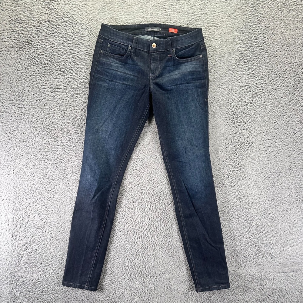 Level 99 Liza Jeans Womens 29x31 Blue Cotton Denim Skinny Travel Faded Stretch